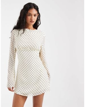 Free People Jolie Printed Mini Dress - White