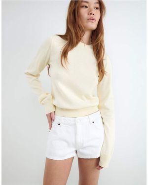Balmohk Jersey Amarillo Intenso - Blanco