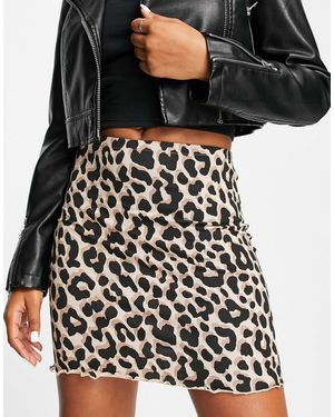 Monki Mini Skirt - Brown