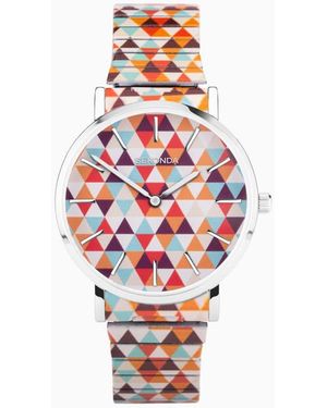 Sekonda Reloj Para Mujer Con Esfera De 38 Mm Y Correa Elástica De Acero Inoxidable Maxima De - Blanco