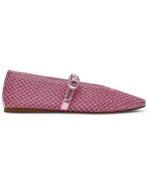 Steve Madden Gayla Woven Ballet Flats - Purple