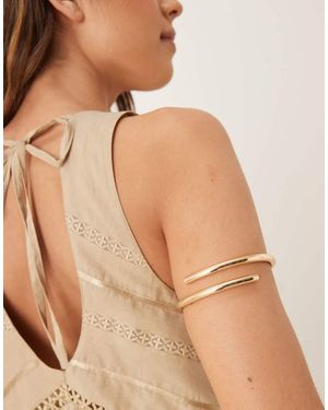 ASOS Brazalete Con Diseño Envolvente De -Plateado - Neutro