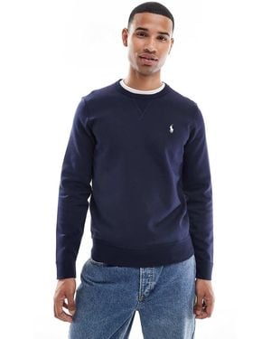 Polo Ralph Lauren Sudadera Con Logo Icon De Punto Doble De - Azul