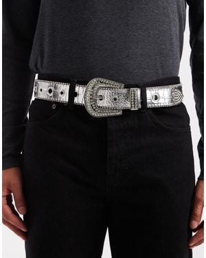 ASOS Western Belt - Black