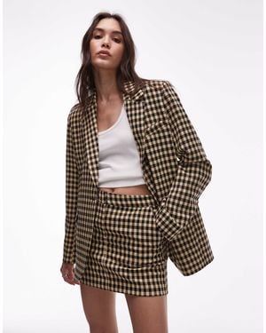 TOPSHOP Bold Check Pelmet Skirt - Multicolor