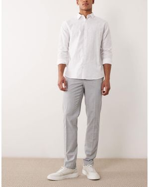 Mango Paris Super Slim Fit Suit Trouser Co-ord - Gray