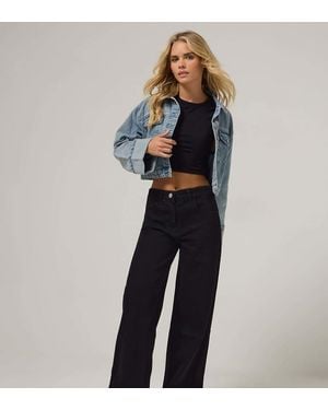PixieGirl Petite Wide Leg Jeans - Blue