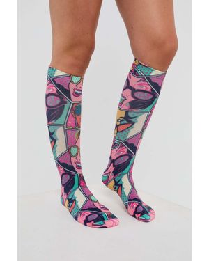 OOSC – comic book candy – bunte ski-/snowboardsocken - Pink