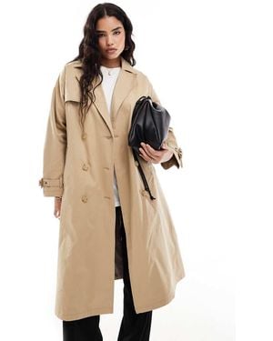 Levi's Spade Relaxed Fit Belted Twill Trench Coat - Natural