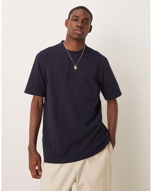 Mango – t-shirt - Blau