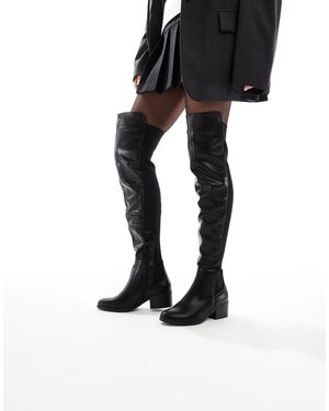 SEQWL Bellini Riding Over The Knee Boots - Black