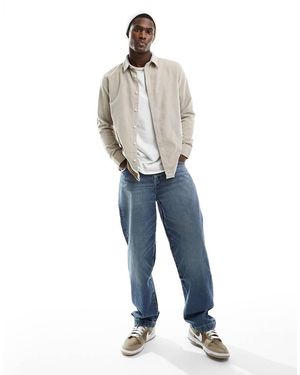 SELECTED Cord Overshirt - Blue