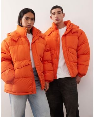 Collusion Unisex - doudoune à capuche - Orange