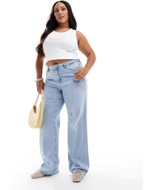 Vero Moda Tessa Wide Leg Jeans - Blue