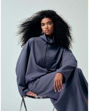 ASOS Tailored Funnel Neck Jacket - Blue