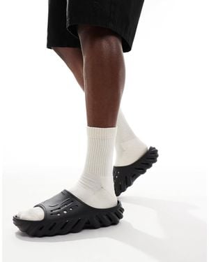 Crocs™ Unisex Echo Sliders - Black