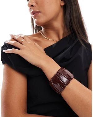 ASOS Wide Stretch Bracelet - Black