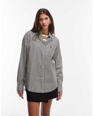 Carhartt Daldry Stripe Long Sleeve Shirt - Grey