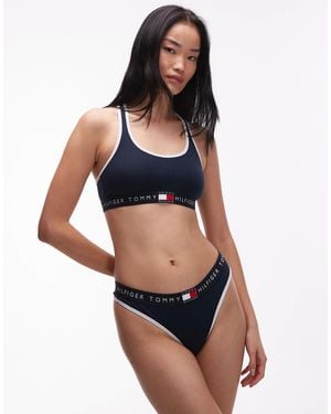 Tommy Hilfiger Heritage Thong - Blue