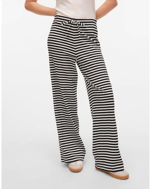 Vero Moda Pantalones Negros De - Gris
