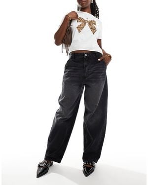 Bershka Baggy Skater Jeans - Blue