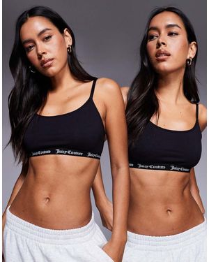 Juicy Couture 2 Pack Bralet - Blue