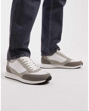 ASOS Multi-panelled Lace-up Trainers - Black