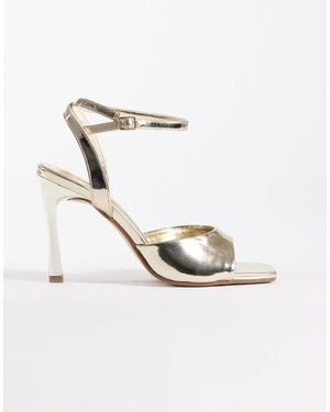 Public Desire June Heeled Sandals - White