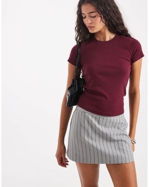 Hollister Short Sleeve Crew Neck T-shirt - Red