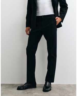 ASOS Stretch Crease Resistant Slim Suit Trousers - Black