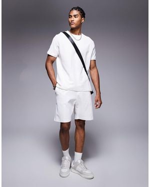 Bershka – shorts - Weiß