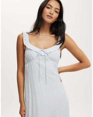 Cotton On Layla Frill Midi Dress - White