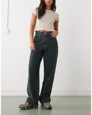 Collusion X001 Antifit Mid Rise Jean - Black