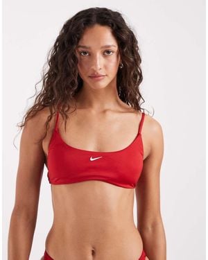 Nike Nike Essential Bralet Bikini Top - Red