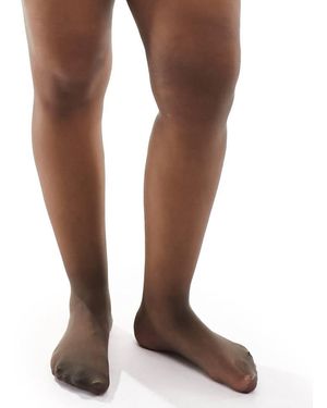 Pretty Polly Pack De 6 Medias Negras De 15 Deniers Anticarreras De Curve - Negro