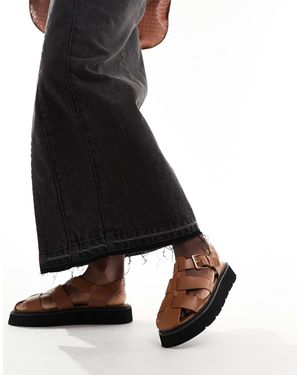 French Connection – sandalen - Schwarz