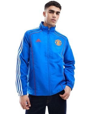 adidas Originals Adidas football – manchester united urban purist – trainingsoberteil - Blau