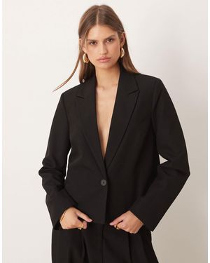 Y.A.S Blazer d'ensemble court habillé - Noir