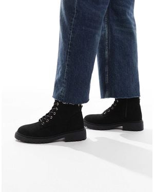New Look – ankle-boots zum schnüren - Blau