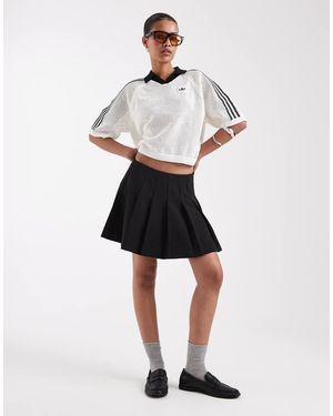 JJXX Pleated Mini Skirt - White