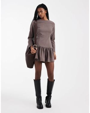 ASOS Drop Waist Mini Dress - Multicolor