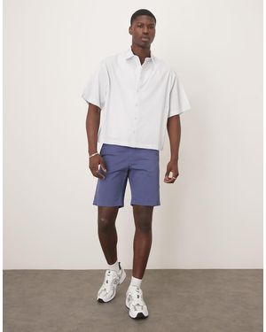 GANT Slim Fit Twill Chino Shorts - White