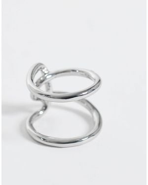 ASOS Ring mit drahtdesign - Weiß