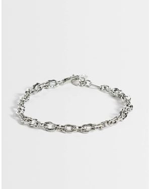 ASOS Molten Link Chain Bracelet - Metallic