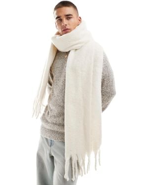 ASOS Fluffy Blanket Scarf - Gray