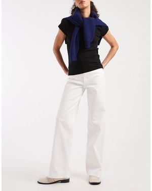 ONLY Juicy High Waist Wide Leg Jeans - Blue
