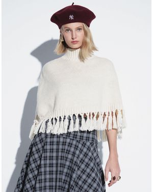 KTZ Ny yankees midi-logo damen-woll-beret - Weiß