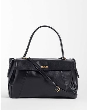ASOS Fold Top Tote Bag - Black
