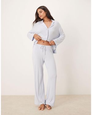 Gina Tricot Mix And Match Soft Pajama Pants - White