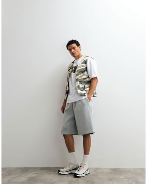 CERNUCCI – oversize-jorts aus material - Weiß